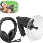 Microfono Direzionale Con Cuffia Parabola Per Birdwatching