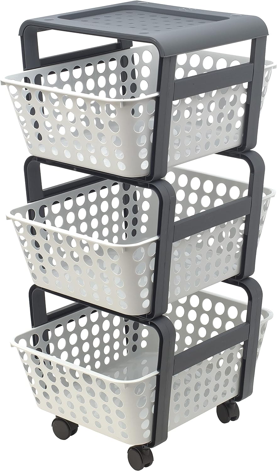 532024sgabello-1.jpeg Carrello Portatile Con Ruote Modula - Tre Piani