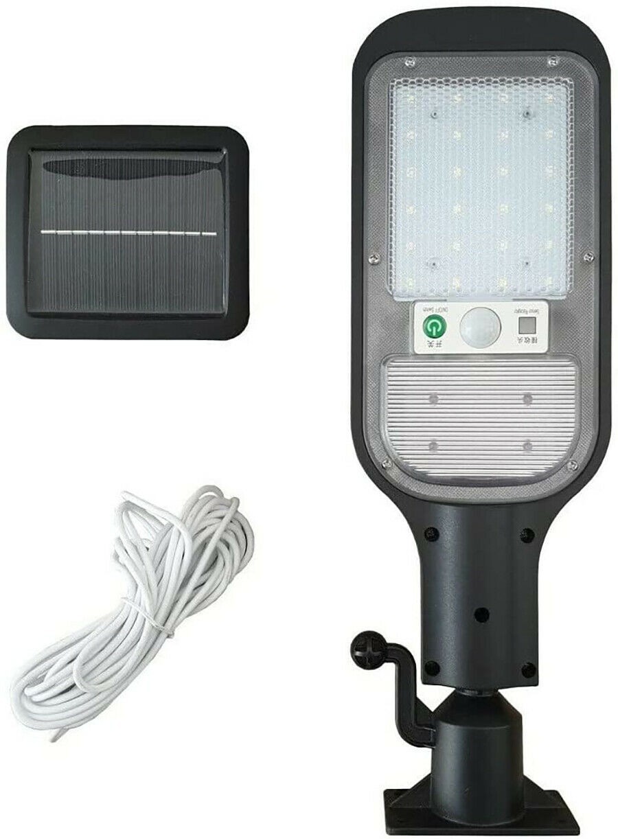 57-374.jpg Faro Lampione Stradale Solare 120W Con 24 Led E Sensore