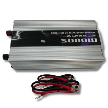 Inverter 5000W 12V 220V Portatile Pinze Fotovoltaico Auto Camper Barca