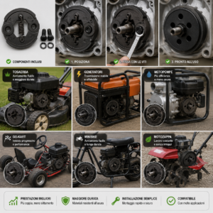Ricambio Frizione per Decespugliatore a Scoppio 43CC 52CC con Rondella Bullone Ricambio Frizione per Decespugliatore a Scoppio 43CC 52CC con Rondella Bullone