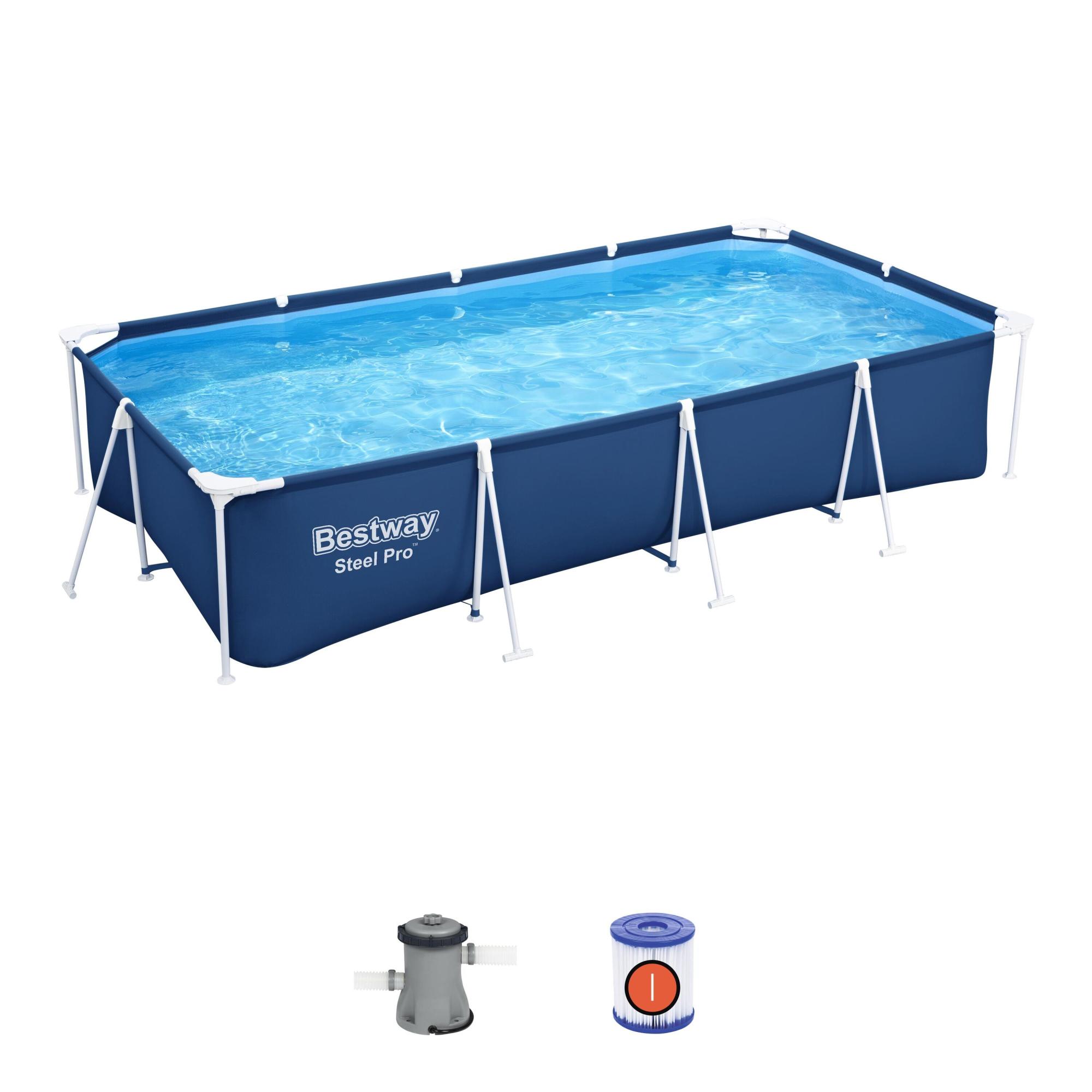7e698300-de58-4f83-9aa4-cecdb0696385.jpg Piscina Fuori Terra Bestway Steel Pro 400x211x81cm Rettangolare