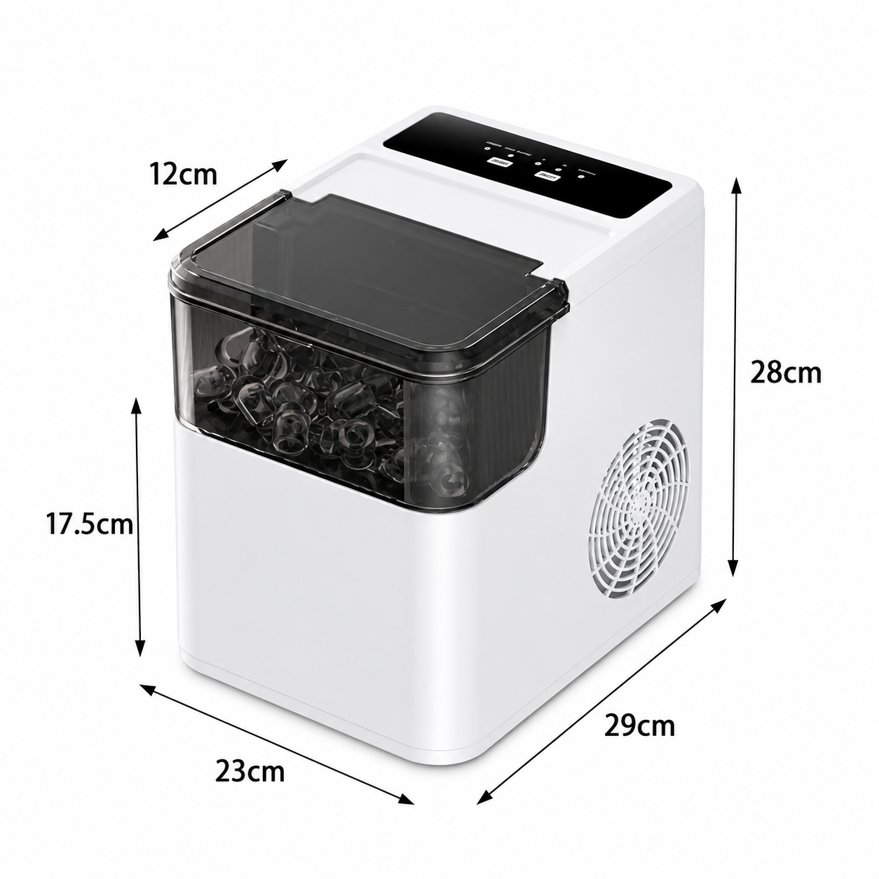 ChatGPT Image 10 giu 2026, 12_33_53 Macchina per Ghiaccio 12Kg/24H Portatile da Bancone Casa Ufficio