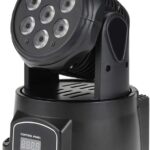 Proiettore Testa Mobile LED RGB Rotante per Discoteca DJ