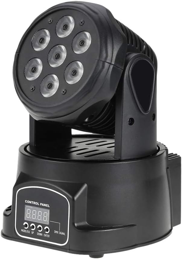 Proiettore Testa Mobile LED RGB Rotante per Discoteca DJ Proiettore Testa Mobile LED RGB Rotante per Discoteca DJ