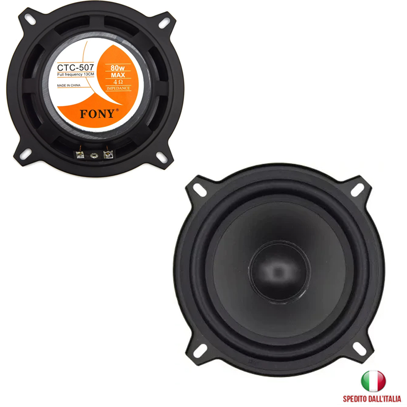 00OK-7.jpg Woofer Auto Singolo 80W Max Altoparlante 5 Pollici HiFi