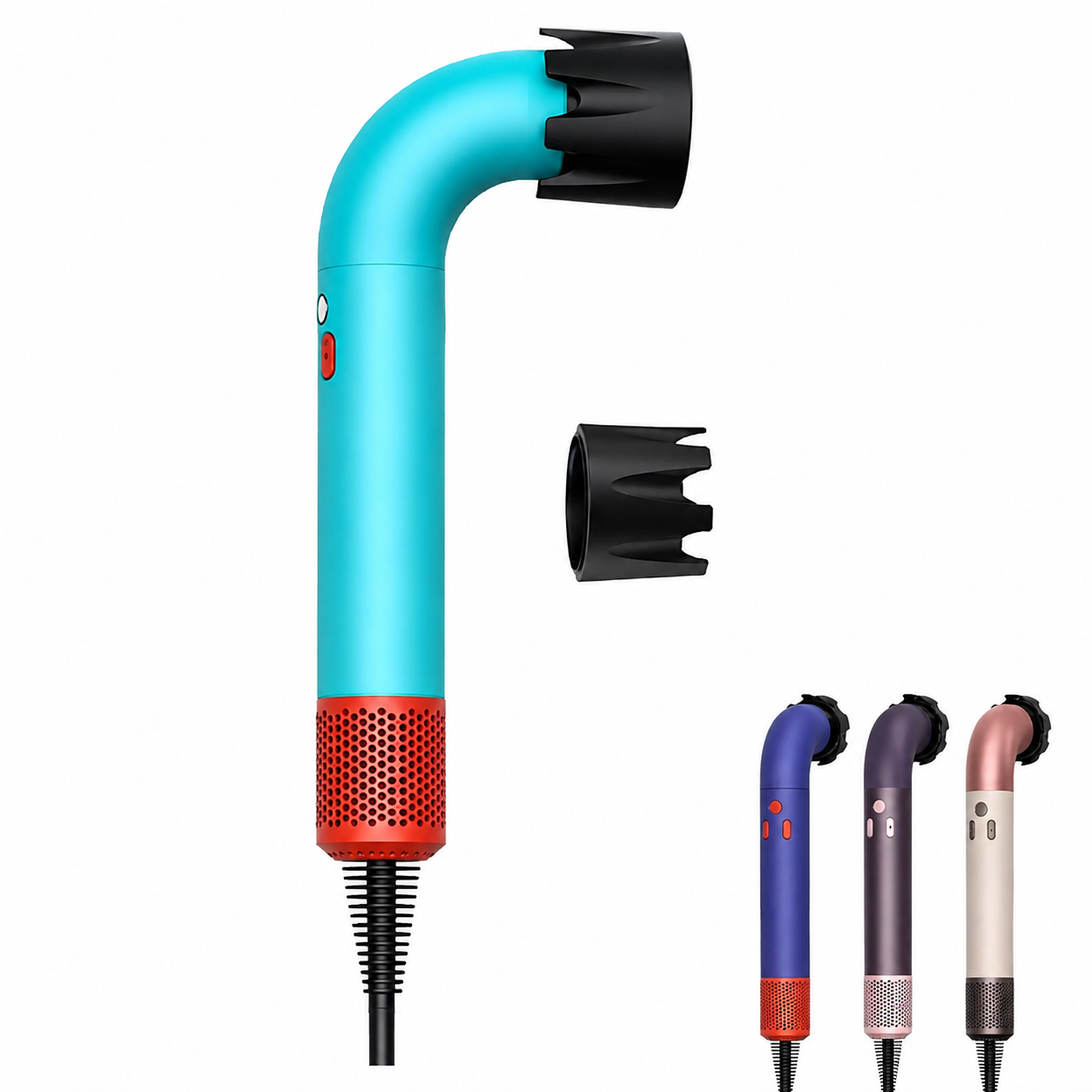 Asciugacapelli Ionico Professionale HD17 Ceramica Infrarossi Asciugacapelli Ionico HD17 Ceramica Infrarossi con 5 Accessori