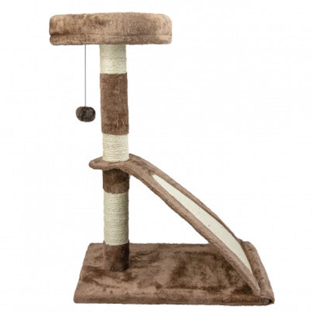 tiragraffi-nobleza-albero-gatti-con-corda-e-pallina-a-2-piani-50-x-35-x-72-cm.jpg Tiragraffi Albero Gatti 2 Piani Con Cuccia E Gioco