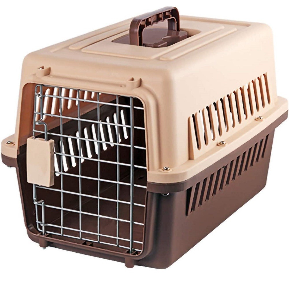 trasportino-per-animali-trasporto-gatti-cani-gabbia-viaggio-portatile-66x47x46cm.jpg Trasportino Animali Gatti Cani Viaggio Portatile 66X47X46