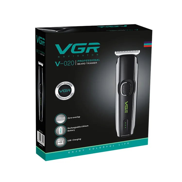 v-020-3.jpg Regolabarba Professionale VGR V-020 USB Acciaio Inox