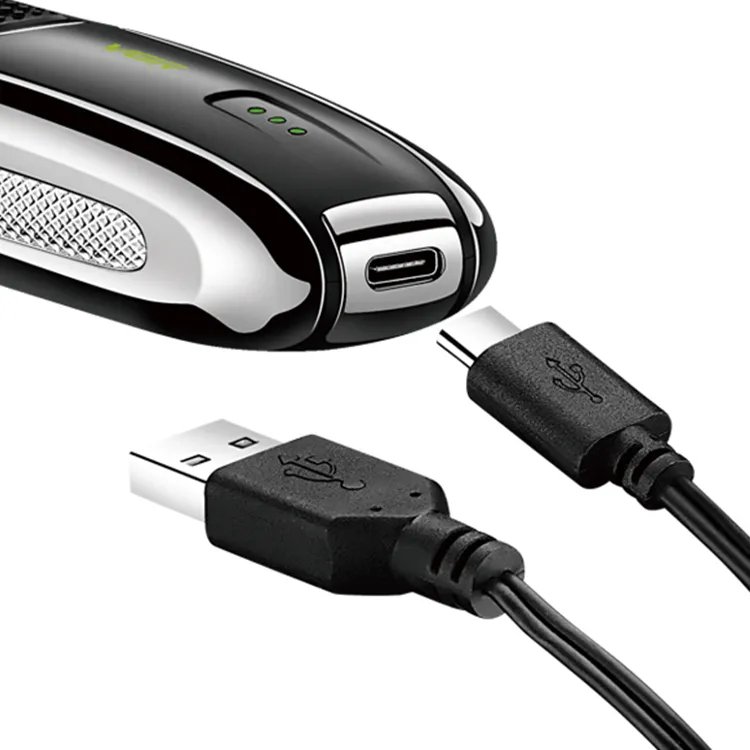 v-020-5.jpg Regolabarba Professionale VGR V-020 USB Acciaio Inox