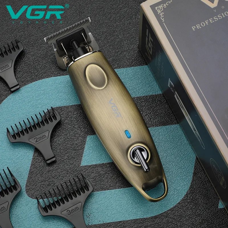 v-978-6.jpg Rifinitore Barba e Capelli VGR V-978 Cordless 5 Pettini USB