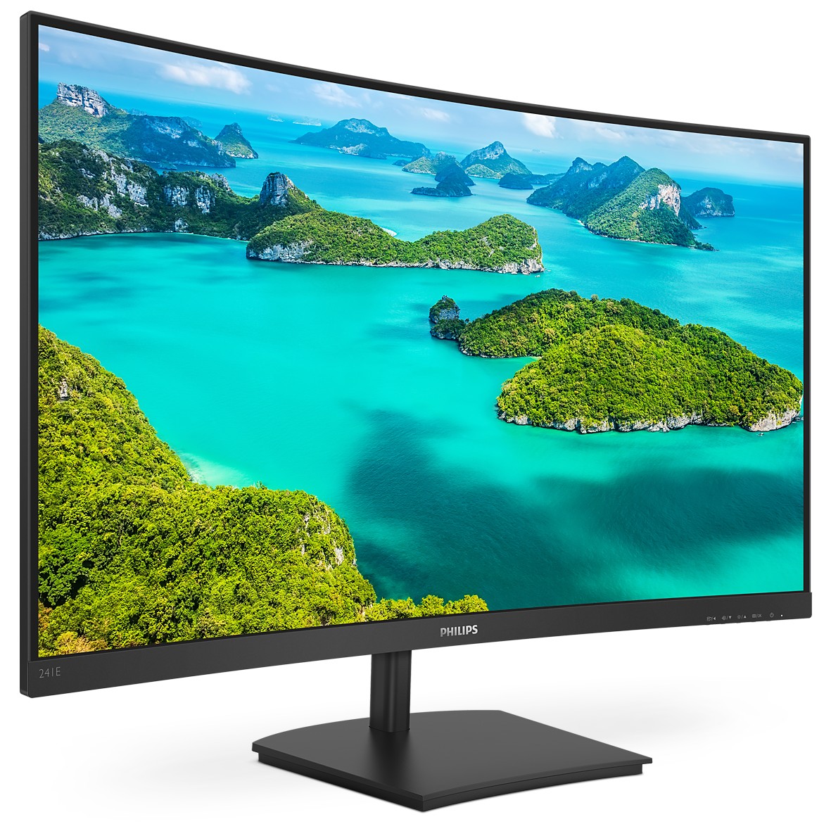 Philips 241E1SC/00 Monitor 23,6″ Full HD VA curvo 1500R 75 Hz 241E1SC - vista prospettica o ambientata