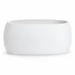 Applique in gesso bianco su fondo bianco Obiettivo E08