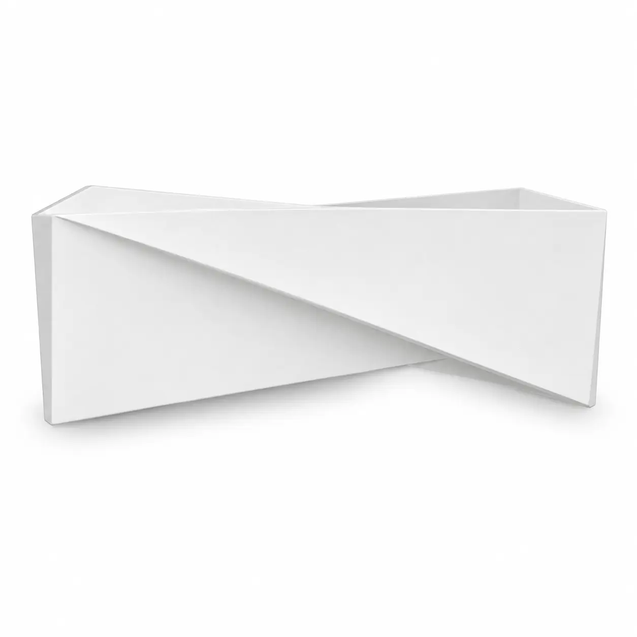 Applique Univers GS-E73 Cover Applique in gesso bianco su fondo bianco Univers GS-E73