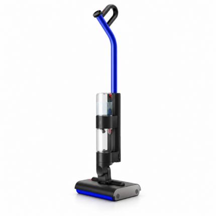 Lavapavimenti Dyson WashG1 blu e nera senza filo con doppio serbatoio