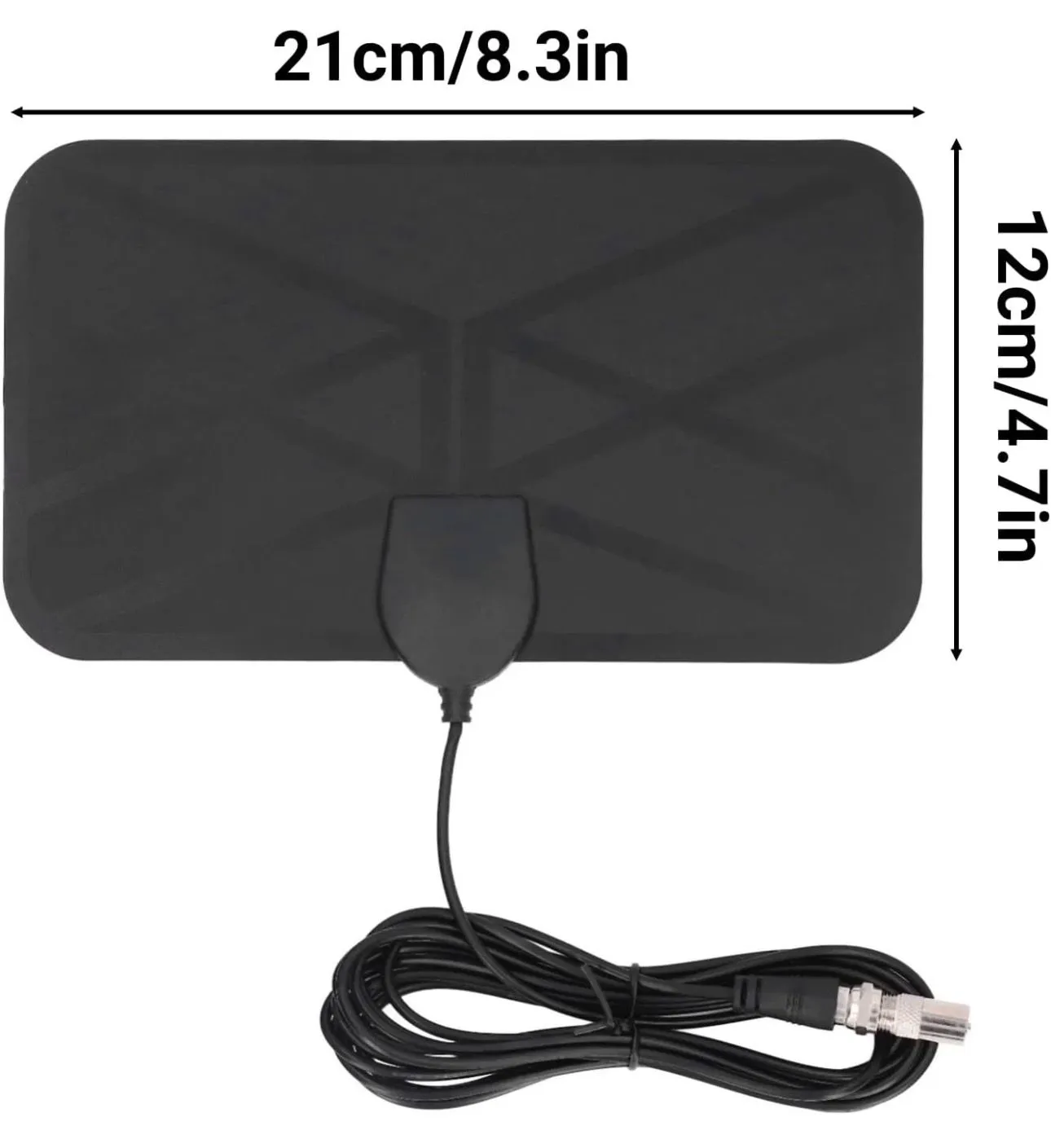 Antenna TV Internamente Amplificata Per DTT DVB-T/DVB-T2 4K